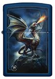 Zippo Lighter, Metal, Navy Matte, One Box