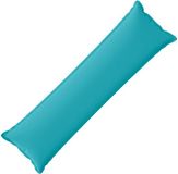 vidaXL - Kussensloop - HOUTEN - Turquoise - 40 x 145 cm - Polyester