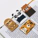Set Adoramals Boekenleggers Set Magnetisch - Wilde Dieren Cartoon Tijger&Panda&Luiaard&Rode Panda - 8x3cm