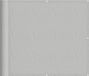 vidaXL Balkonscherm 90x300 cm 100% Oxford Polyester Lichtgrijs