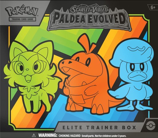 The Pokemon Company pokemon tcg scarlet & violet paldea evolved elite trainer box