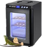 VEVOR Reptielenbroedmachine, Uitbroedapparaat, Terrarium, 33x38x48 cm, Eierbroedmachine voor Reptielen en Pluimvee, Temperatuurregeling 5-42 ℃, Inhoud 25 L, LED-display en knoppen, 2 schappen