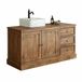 Loberon Wastafelmeubel Dorchester bruin/wit