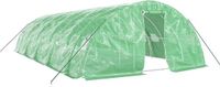 vidaXL Tuinkas met stalen frame, groen, 50 m², 10x5x2,3 meter