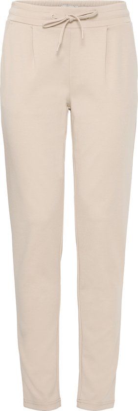 ICHI Kate Chino Broek Dames Beige - Maat S (36)