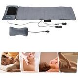 Yissale Tapis de massage 3 en 1 avec vibration, chaleur, massage à rouleaux et télécommande