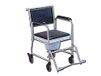 GIMA S.p.A FS-691S Commode Rolstoel Met Wielen - Roestvrij staal