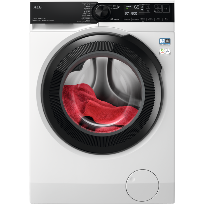 AEG LR7696AAD4 EcoLine 7000 serie ProSteam® Wasmachine - 9kg - Autodose