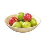 Kesper FSC-bamboe, rond, diameter 30 cm, duurzame bamboeschaal voor fruit, snacks en gebak, decoratief en robuust, 53030