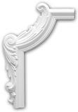 Profhome Decor Profhome Hoekstuk 152290 Sierelement Neo-empire Stijl Wit