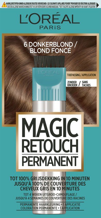 L’Oréal Paris Magic Retouch Permanent 6 - Donkerblond - Permanente Haarkleuring