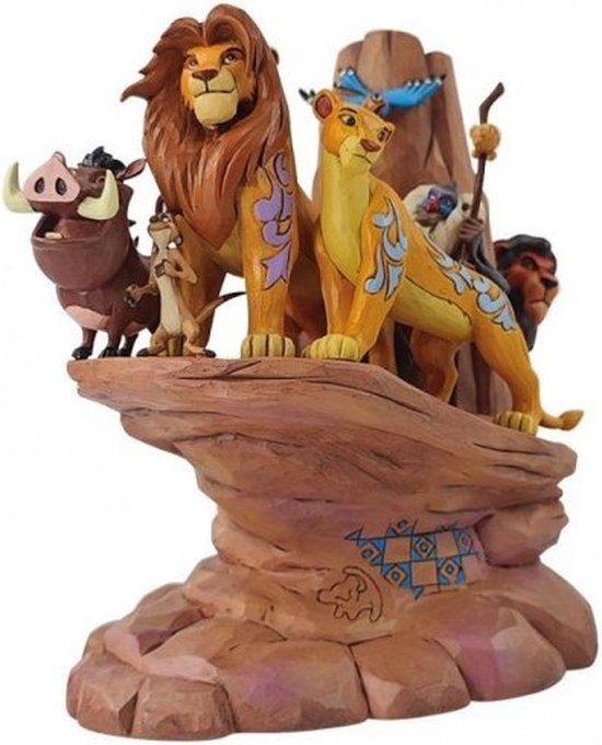 Enesco The Lion King Carved in Stone Figurine Multicolour Stone 23 cm