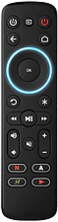 One for All RC7935 Universele Streaming Remote Zwart