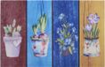 Tapeso Deurmat Colorful Plants - multi 45x70 cm