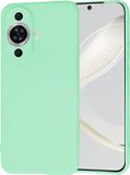 Techsuit Hoesje geschikt voor Huawei nova 12s - Soft Flex Silicone Back Cover - Mint Green