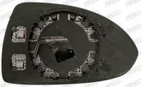 PRASCO Spiegelglas, Außenspiegel OP0347524 links, asphärisch | Compatibel met: OPEL CORSA D