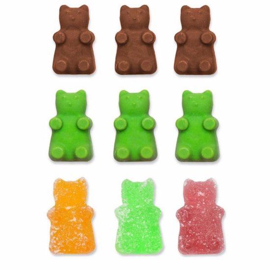 Favorite Things Snoepvorm Gummie Bear - Siliconen - Blauw - Rechthoekig - 19x14cm