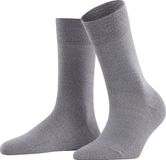 FALKE Sensitive Berlin sokken dames wol katoen grijs - maat 39-42