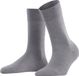 FALKE Sensitive Berlin sokken dames wol katoen grijs - maat 39-42