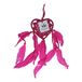 VIE Naturals Hart Gevormde Droom Catcher 9 Cm (PINK)