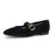 Paul Green Ballerine à brides noir