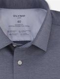 OLYMP Chemise Gris Manches Longues Coton Regular Fit Hommes