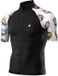 Sixs T-shirt Fancy L Zwart/Multicolor Polyester