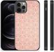 B2Ctelecom Back Cover voor iPhone 12 Pro Max Bumper Case Pattern Orange