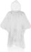Merkloos / Sans marque Makito Western Europe (mkto) Wegwerp regenponcho - Pakket van 15x stuks - voor volwassenen - Transparant - one size - met capuchon