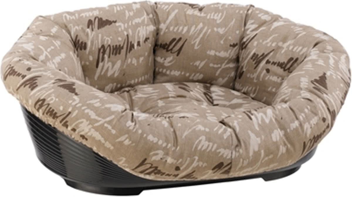 Ferplast hondenmand met kussen sofa 4 bruin - 64x48xH25 cm