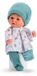 ASI Spaanse pop Bomboncin 20 cm - turquoise salopette, vinyle souple, à partir de 3 ans