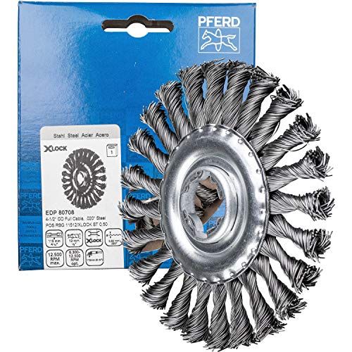 PFERD Ronde borstel - 125 x 12 mm - Gevlochten staaldraad - X-LOCK