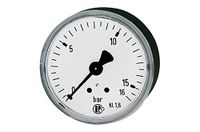 RIEGLER 101824-204 standaard manometer, plaatstaal, G 1/4 achter, 0-4,0 bar, Ø 50, 1 st.