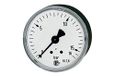 RIEGLER 101824-204 standaard manometer, plaatstaal, G 1/4 achter, 0-4,0 bar, Ø 50, 1 st.