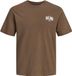 JACK & JONES JJAERO TEE SS CREW NECK Heren T-shirt Maat M Cocoa