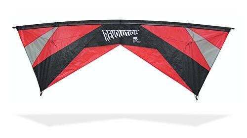 Revolution Kites Reflex stuurdraak Expérience, EXP Blk, rood/grijs/zwart