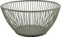 APS brood- en fruitmand SVART, rond, 20 cm, groen