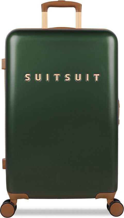 SuitSuit SuitSuit Fab Seventies Classic Trolley 66 cm beetle green Harde Koffer Groen