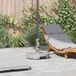 Maison Exclusive Parasolstandaard, 29 kg, gris, rond, en granit