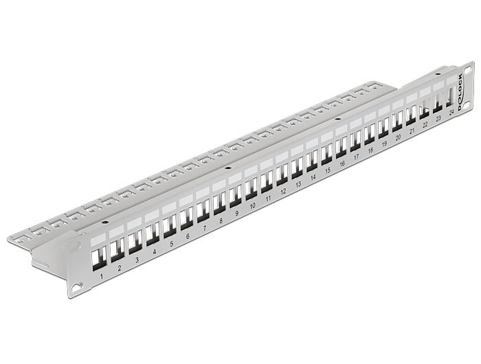 DeLOCK 43302 - Patch panel - grijs