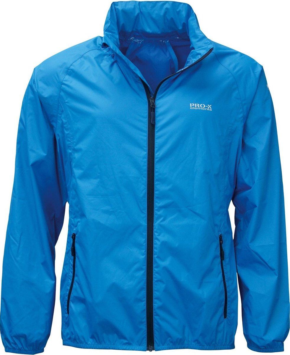 Pro-X Elements Pro-X Elements - Opbergbare regenjas voor heren - PACKable - Briljant blauw - maat XXL