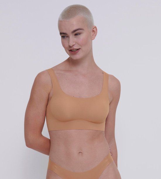 Sloggi Zero Feel Top 2.0 - Naadloze BH - Beige - M