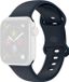 By Qubix - Siliconen sportbandje - Donkerblauw - Maat: S/M - Geschikt voor Apple Watch 38mm / 40mm / 41mm / 42mm