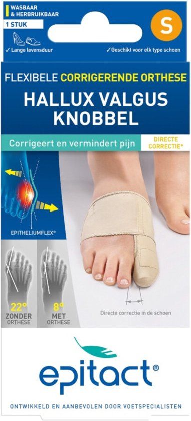 Epitact Hallux valgus corrigerende orthese maat 36/38 - 1 stuk