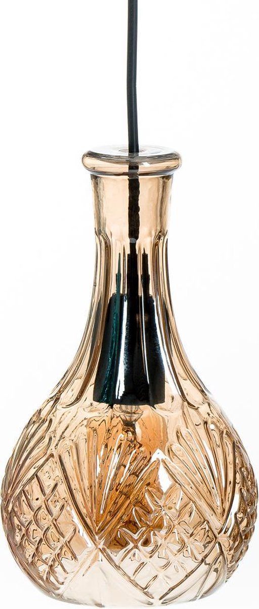 Getledlighting Whiskey Hanglamp - Gold - Glas - E27 - Incl. Lichtbron