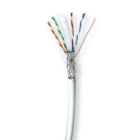 Nedis CCBG8528GY100S - Netwerkkabel - 100 m - Grijs