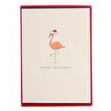 Kerstmis Graphique Kerstmis Flamingo Boxed Kaarten