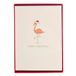 Kerstmis Graphique Kerstmis Flamingo Boxed Kaarten