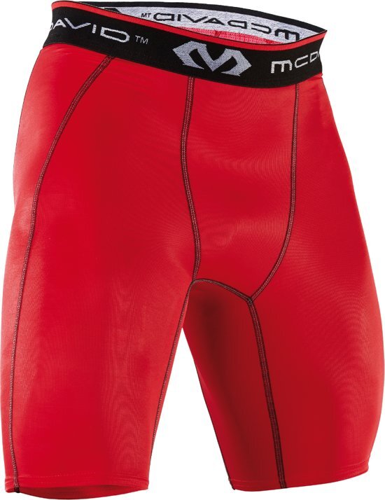 McDavid 8100 Compressieshort Heren - Rood - Extra Large