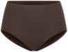 SCHIESSER Taille-Slip Dames Effen 70% Polyamide 30% Elastaan Deep Brown Maat 46